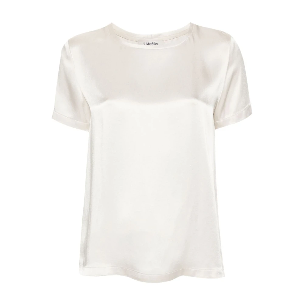 Max Mara Stijlvolle Rebecca Tops White Dames