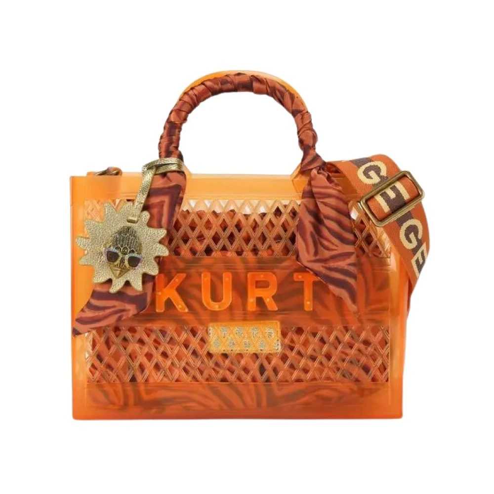 Kurt Geiger Women's Orange Handbags, One Size, Musson Handbag