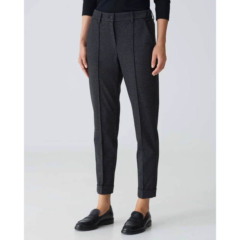 Opus Melina Remix Stijlvolle Broek Black Dames