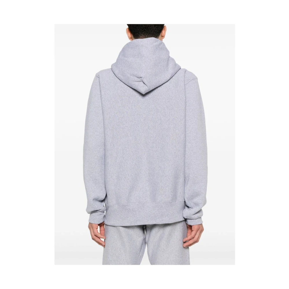Champion Grijze Hoodie met Rits Gray Heren