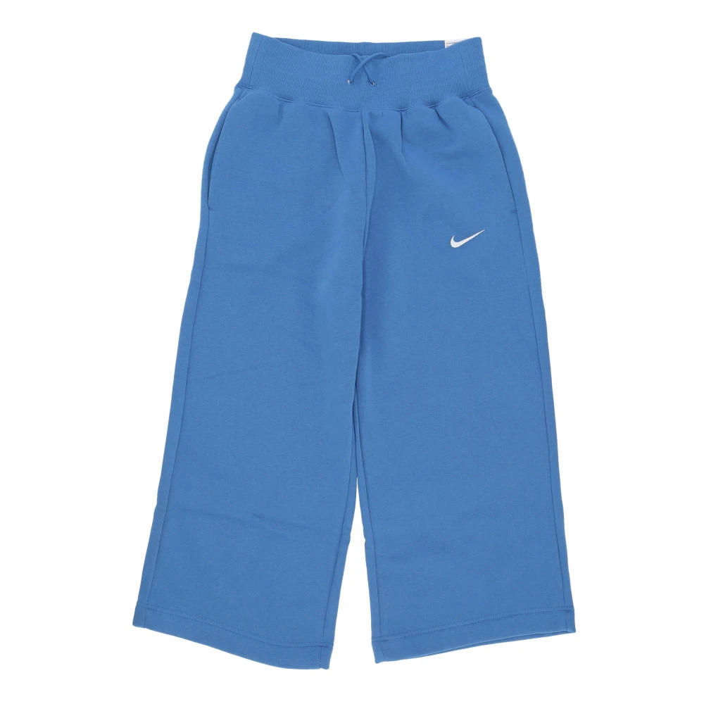 Nike Fleece Tracksuit Byxor Phoenix Star Blå Blue, Dam