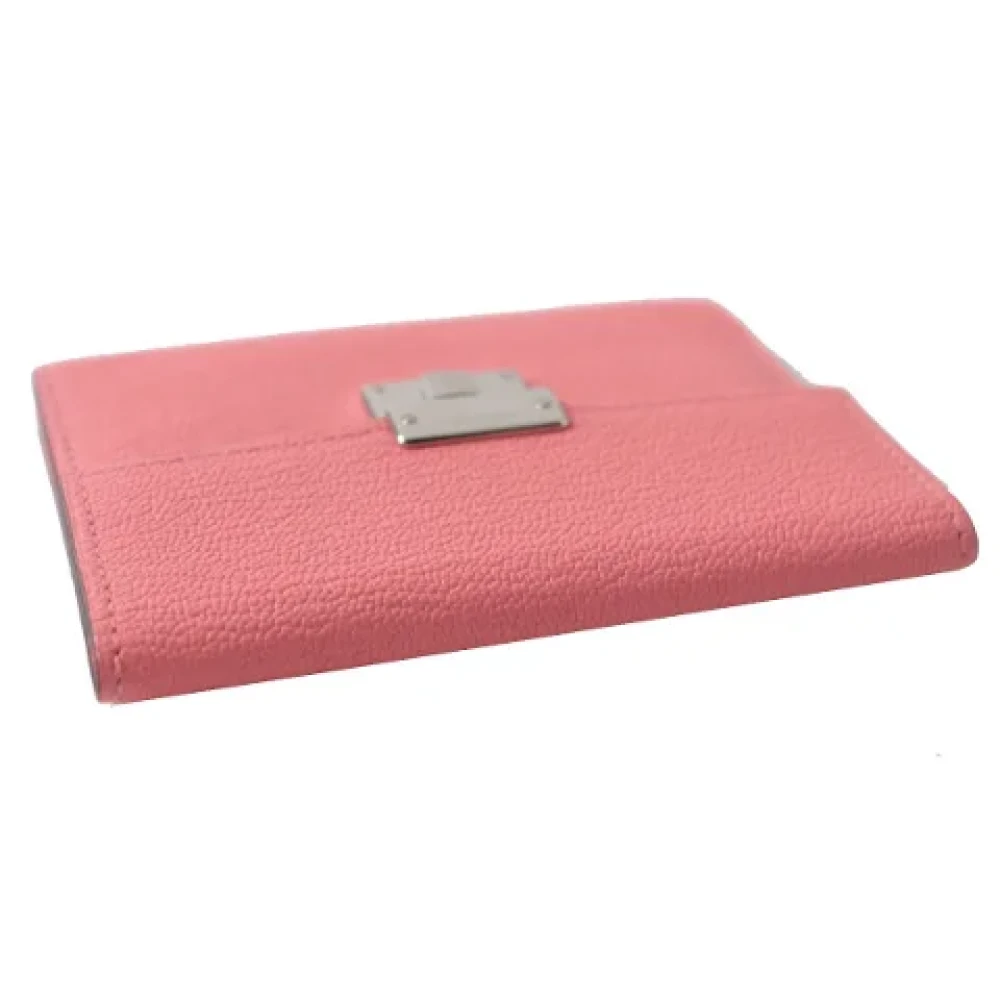 Hermès Vintage Pre-owned Leather wallets Pink Dames