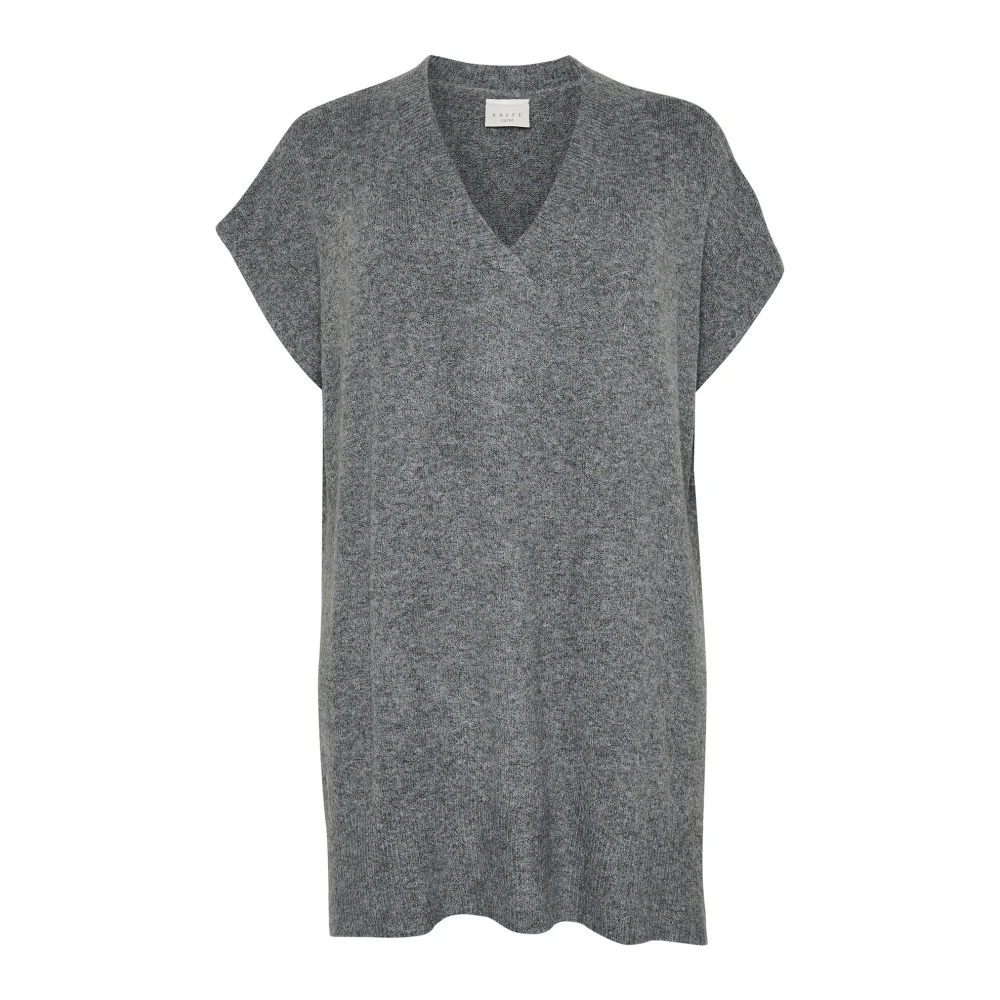 Knitwear > V-neck Knitwear - - Kaffe Curve - Modalova