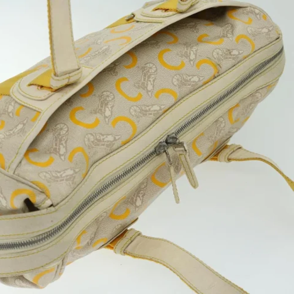 Celine Vintage Pre-owned Canvas totes Beige Dames