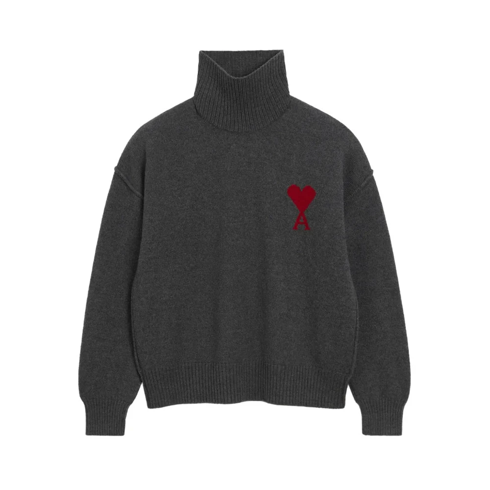 Ami Paris Donna Grigio Maglie, S, New,