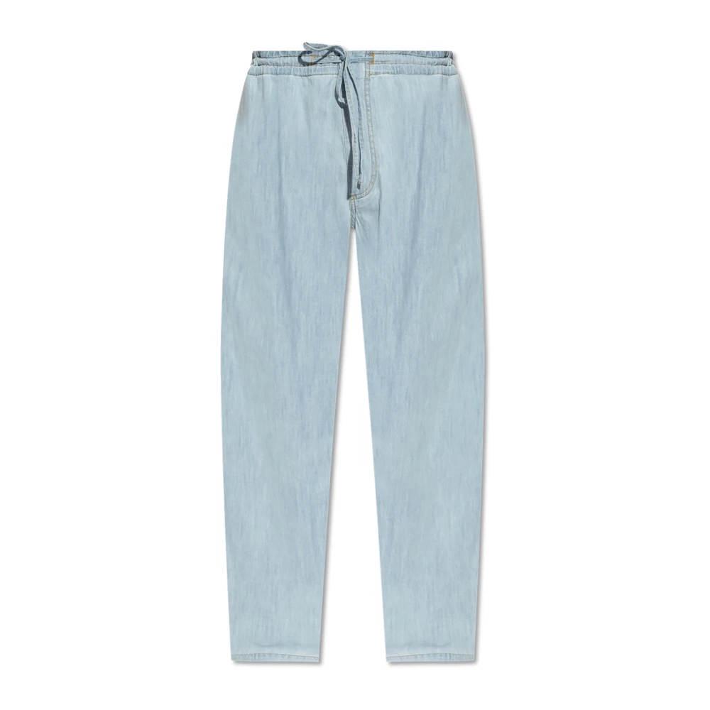 Bottega Veneta Loszittende denim broek Blue Heren