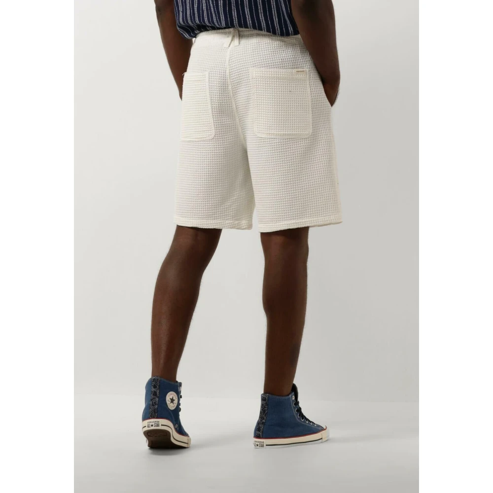 Anerkjendt Witte Wafel Shorts voor Zomer White Heren