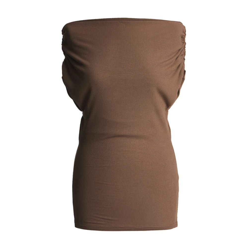 Wakakuu Icons Isla Top Brown Dames