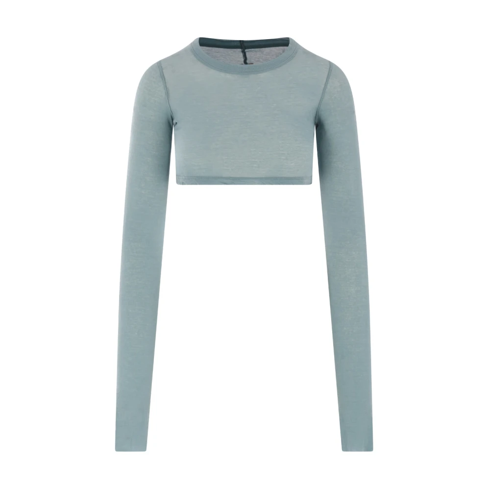 Rick Owens Cropped Top Blue Dames