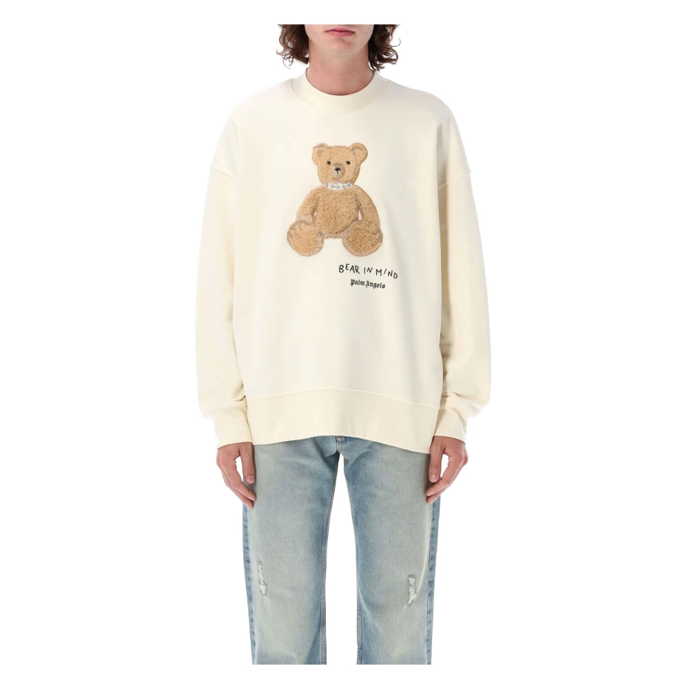 Palm Angels Bear in Mind Gebreide kleding Off White Bruin Beige Heren