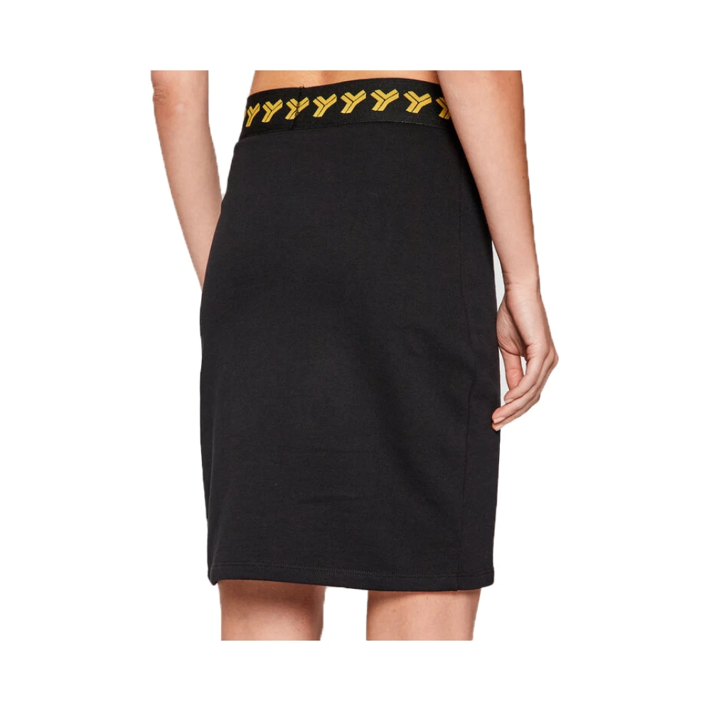 John Richmond Korte Denim Rok Black Dames