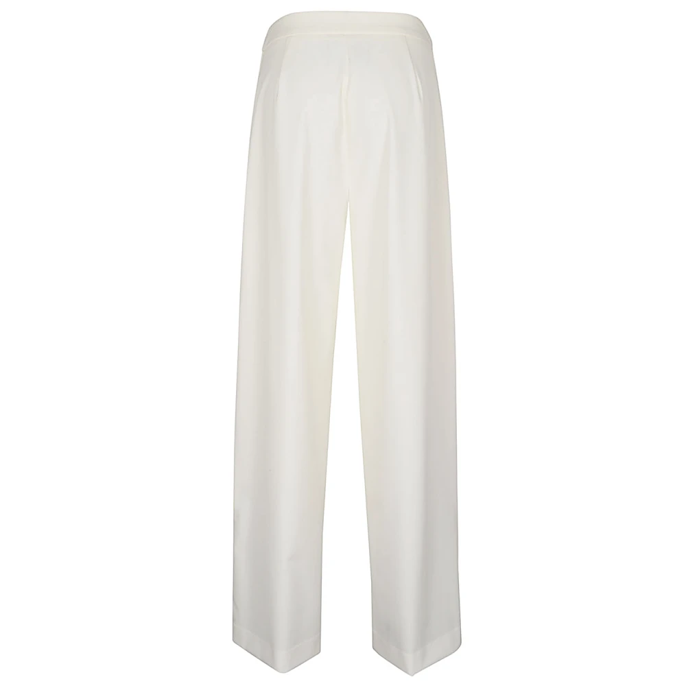 Erika Cavallini Witte Broek met Riem White Dames