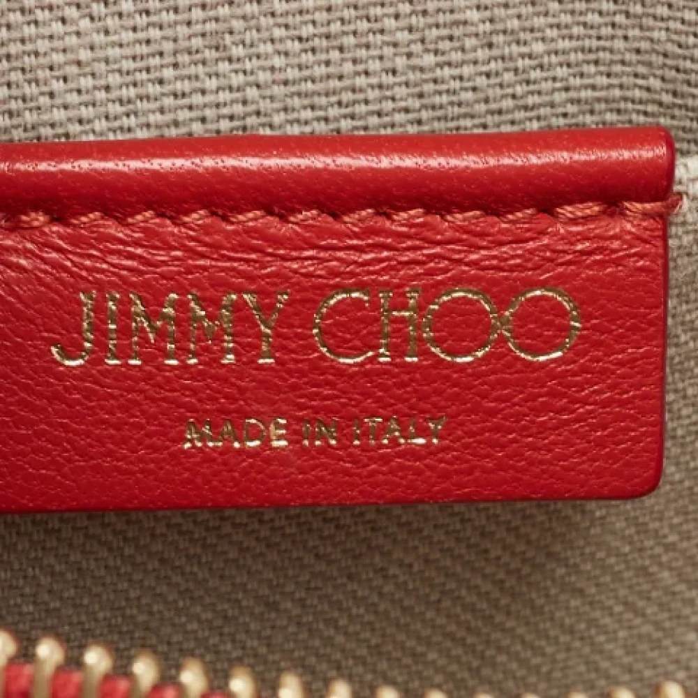 Jimmy Choo Pre-owned Leather handbags Orange Dames