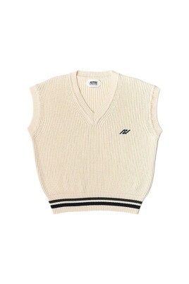pull-tricot-sans-manches-vintage