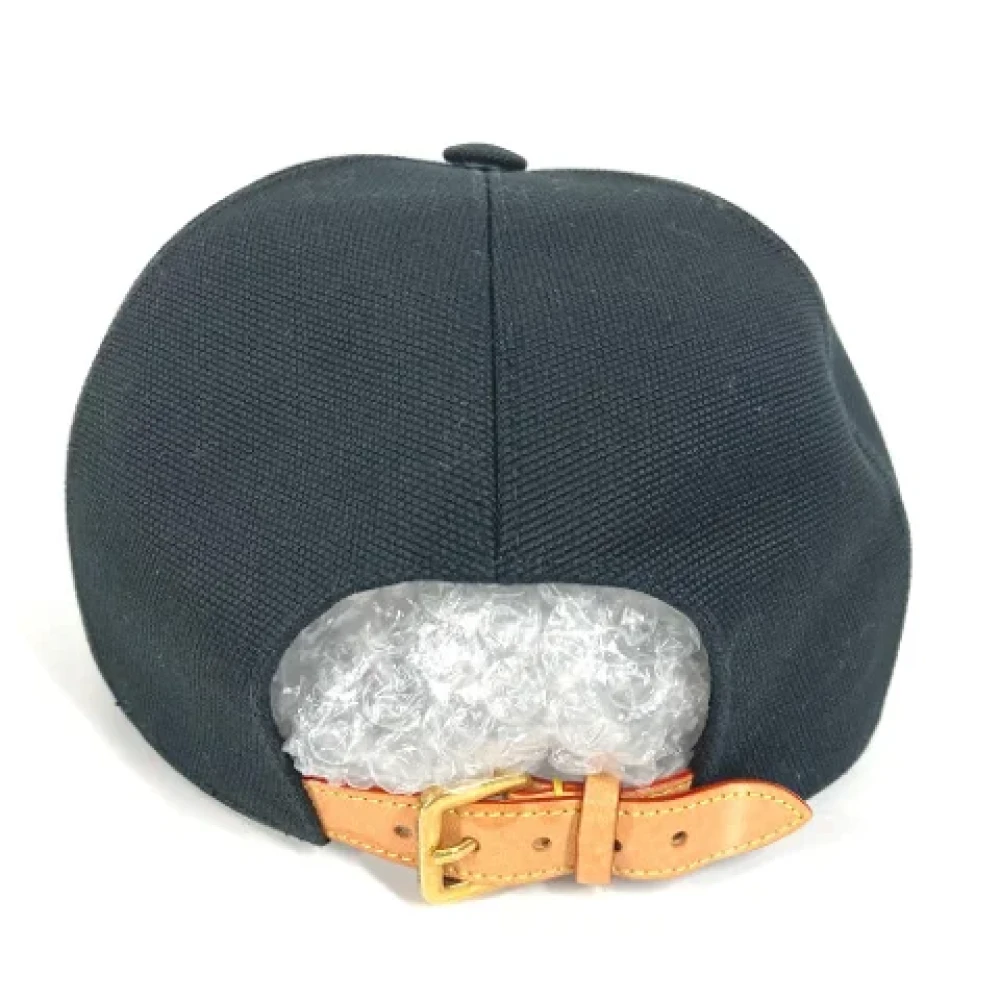 Louis Vuitton Vintage Pre-owned Cotton hats Black Dames