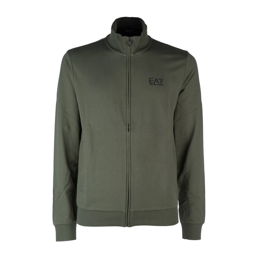 Emporio Armani EA7 Stijlvolle Sweatshirt voor Mannen Green Heren