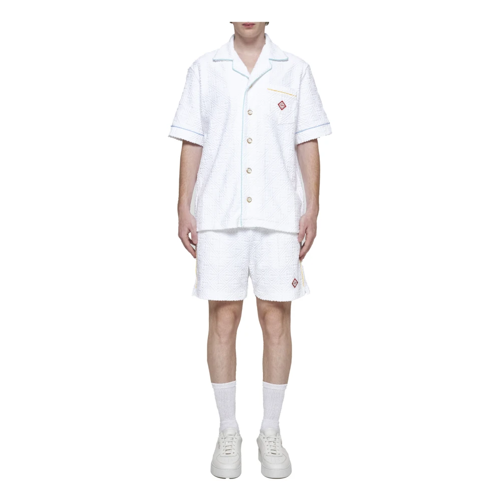 Casablanca Witte Shorts voor Zomer White Heren