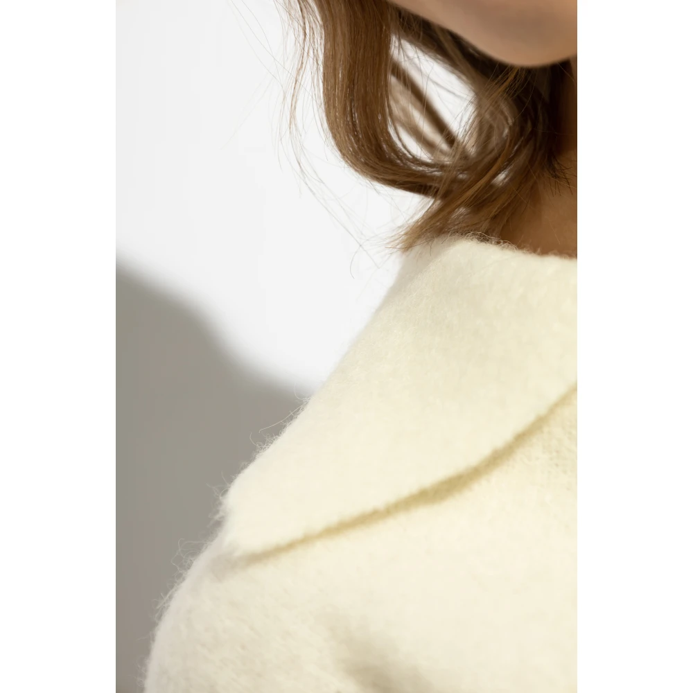 Gestuz Trui met kraag Beige Dames