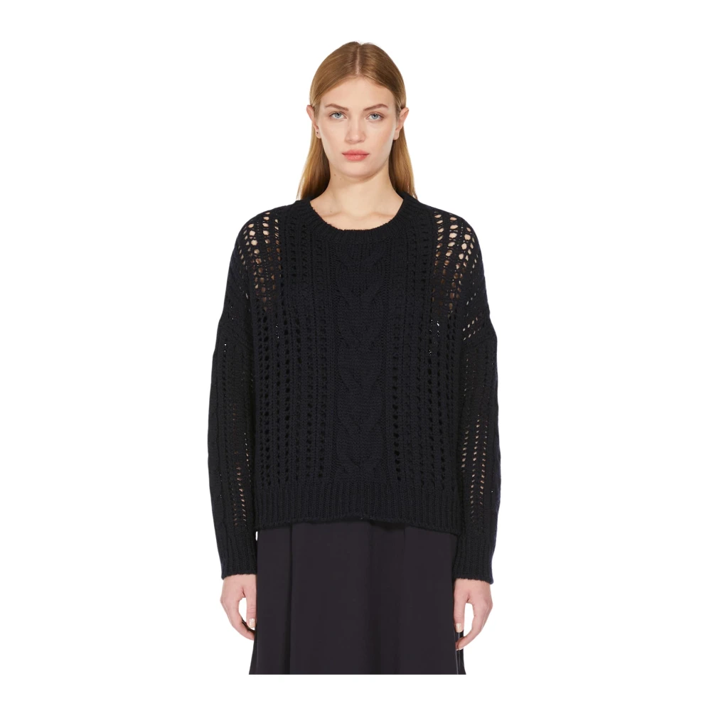 Max Mara Weekend Sweater Grammo Blue Dames