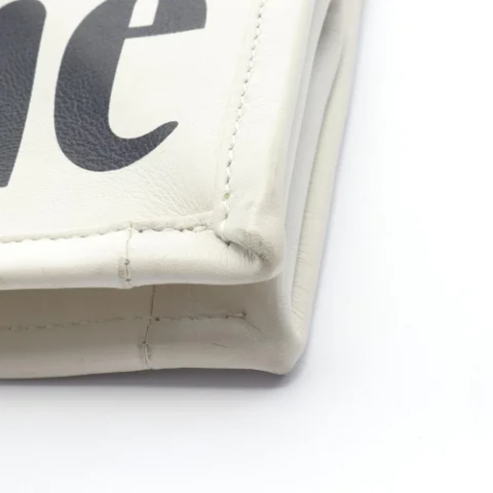 Dior Vintage Pre-owned Leather dior-bags White Dames
