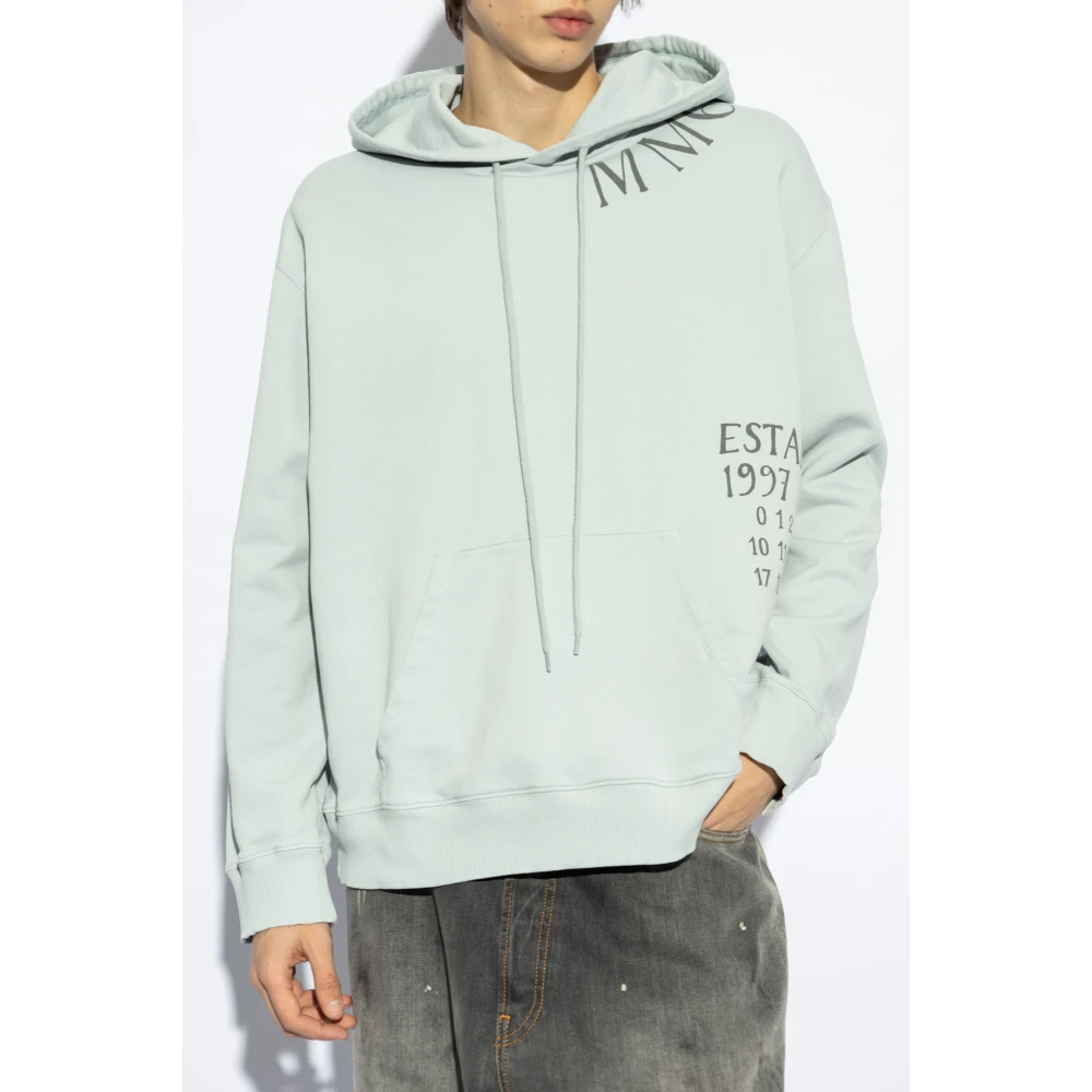 MM6 Maison Margiela Hoodie Blue Heren
