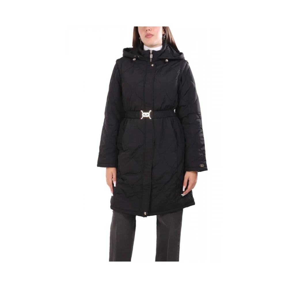 Liu Jo Donna Nero - Tf5160 T9805 Jacket - Jackets - M