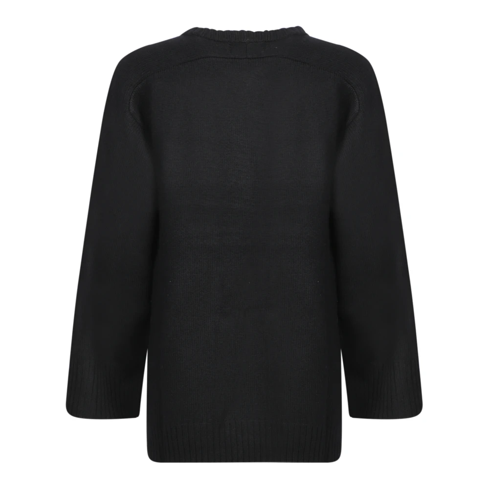 Loulou Studio Zwarte gebreide kleding voor vrouwen Aw24 Black Dames
