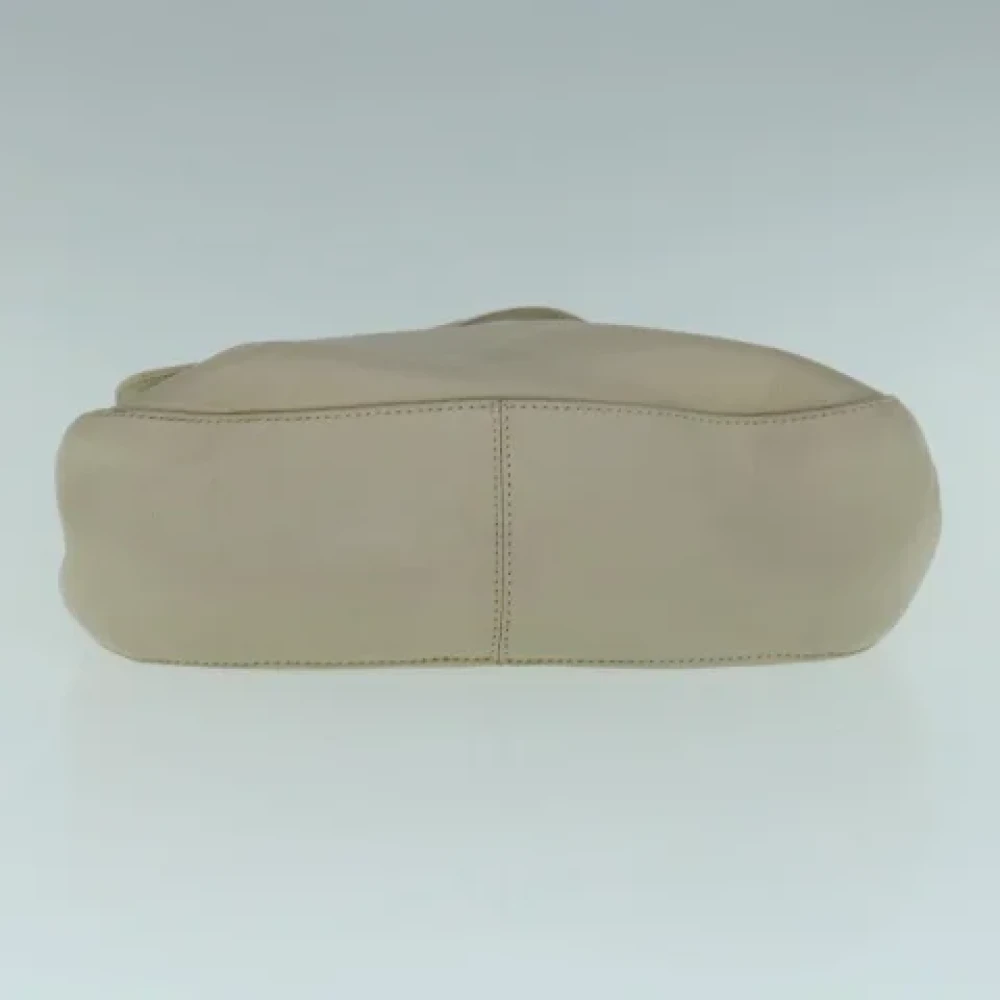 Bally Pre-owned Leather shoulder-bags Beige Dames