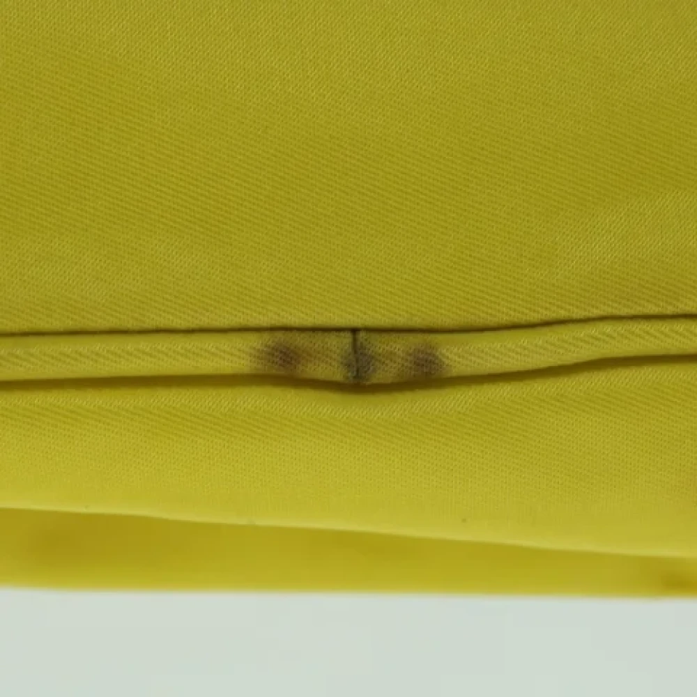Prada Vintage Pre-owned Nylon pouches Yellow Dames