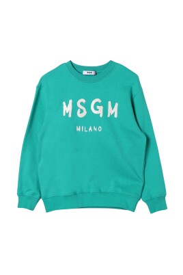 green-kids-crewneck-sweater