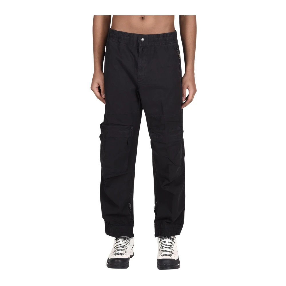 Diesel Katoenen Broek Black Heren
