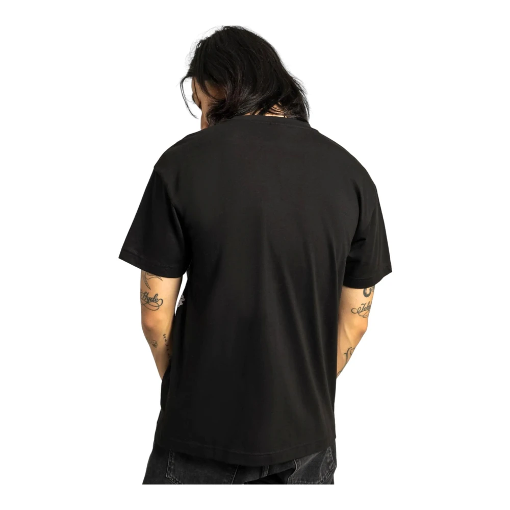 Kappa Korte Mouw T-shirt Black Heren