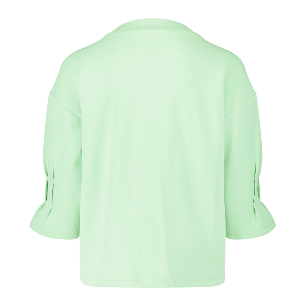 Betty Barclay Flowy Trompetmouw Sweatshirt Green Dames