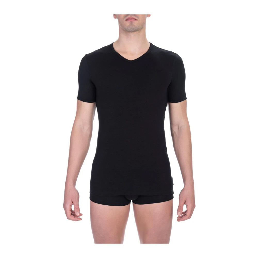Bikkembergs Men's Black Classic V-Neck Cotton T-Shirt - Underwear - L- Underwear