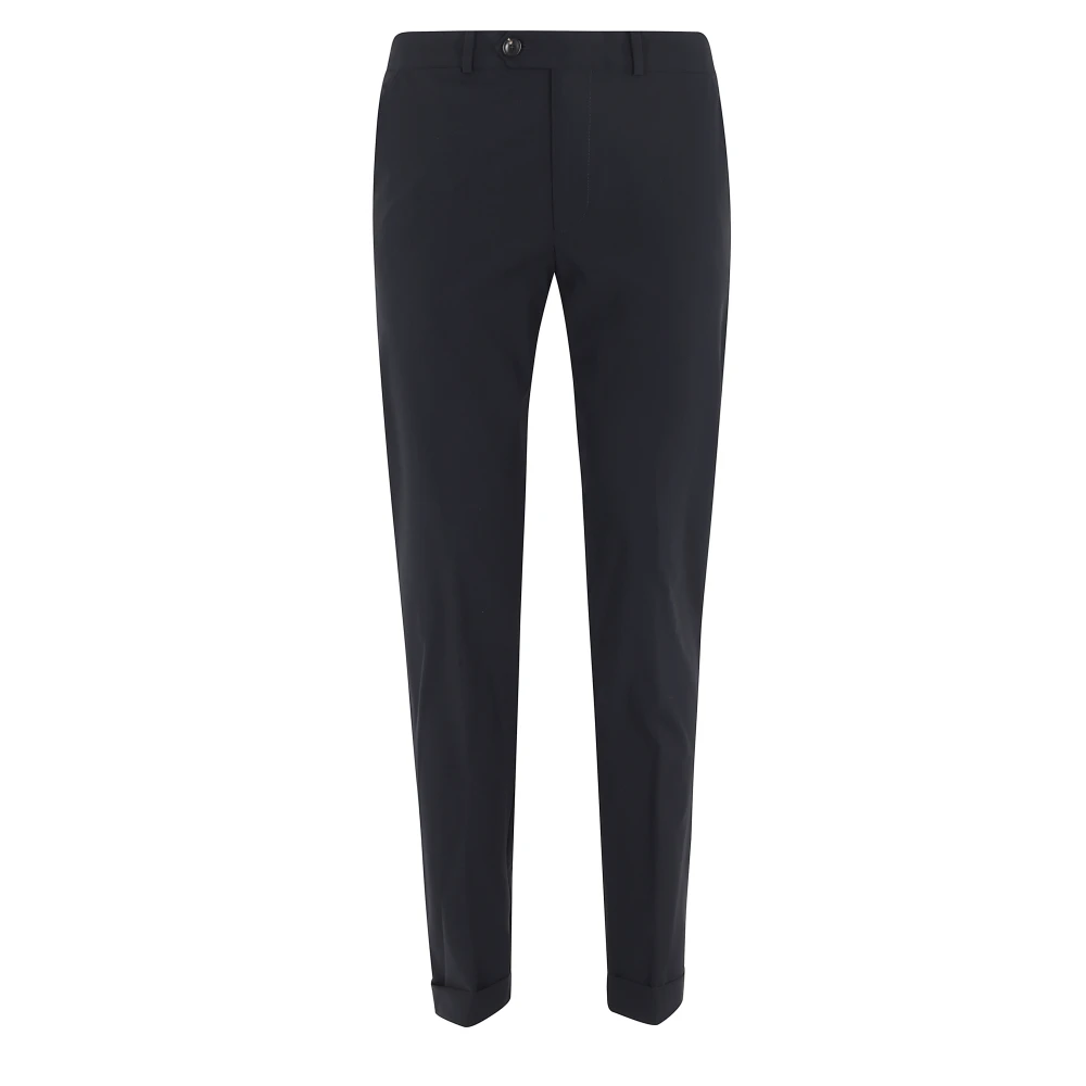 Rrd Men's Blue Slim-Fit Trousers, M, Surflex Chino Trousers