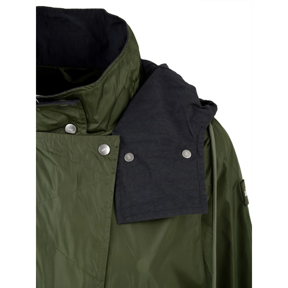 add Jas met ritssluiting aan de voorkant en verstelbare taille Green Dames