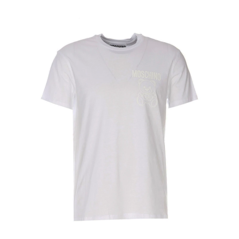 Moschino Licht Natuurlijk Wit T-shirt White Heren