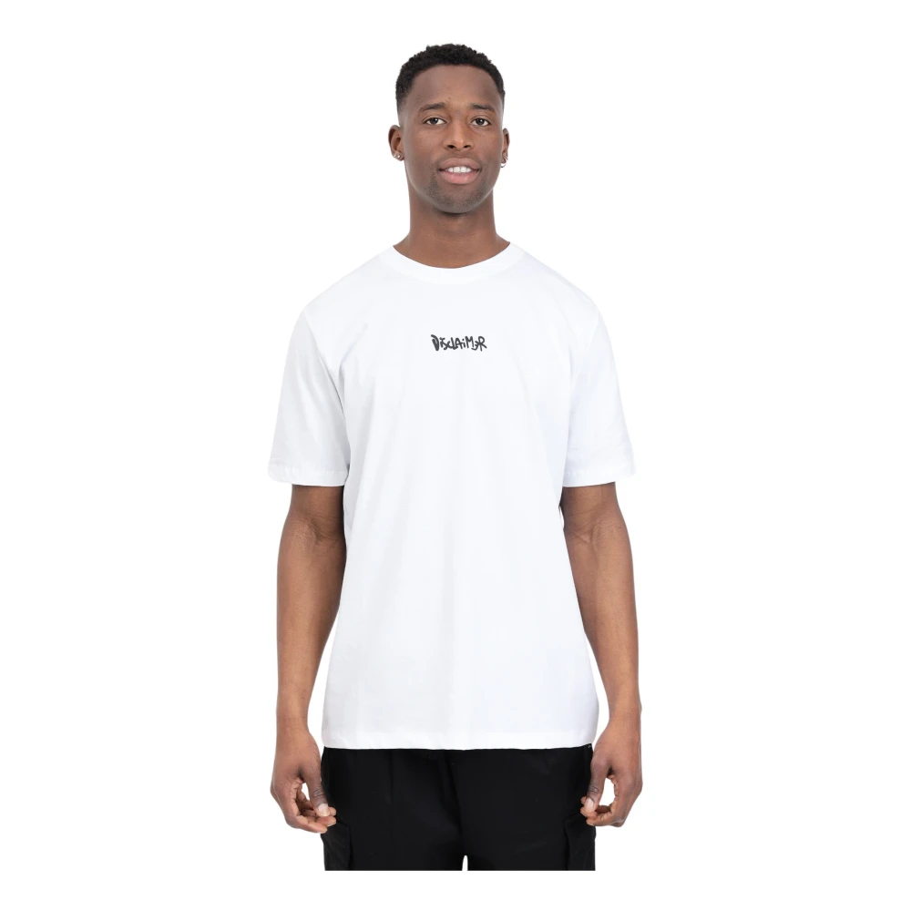 Disclaimer Grafische Print Wit T-shirt voor Mannen White Heren