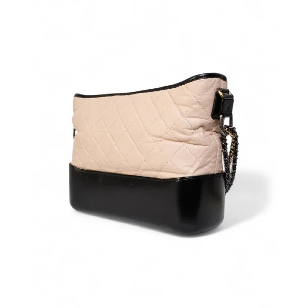 Chanel Vintage Pre-owned Fabric chanel-bags Beige Dames