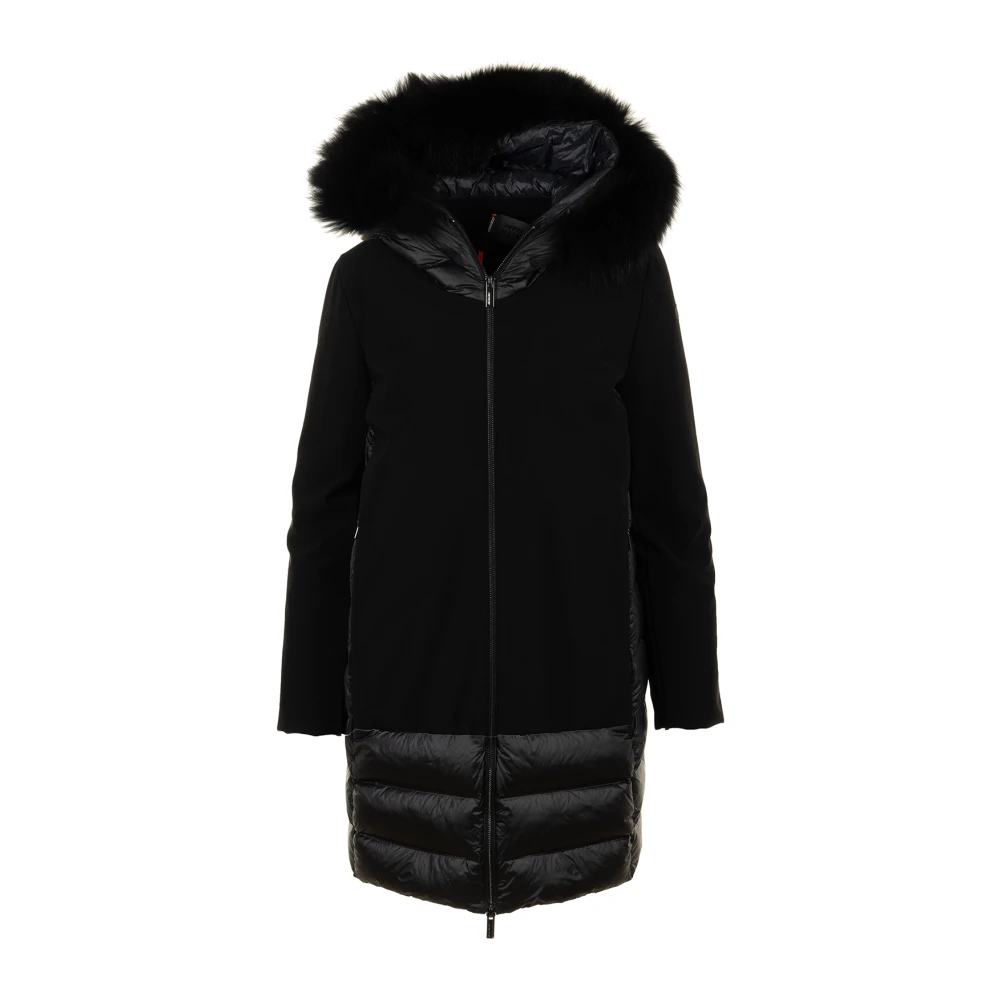 RRD Zwarte Winter Hybrid Parka Jas Black Dames