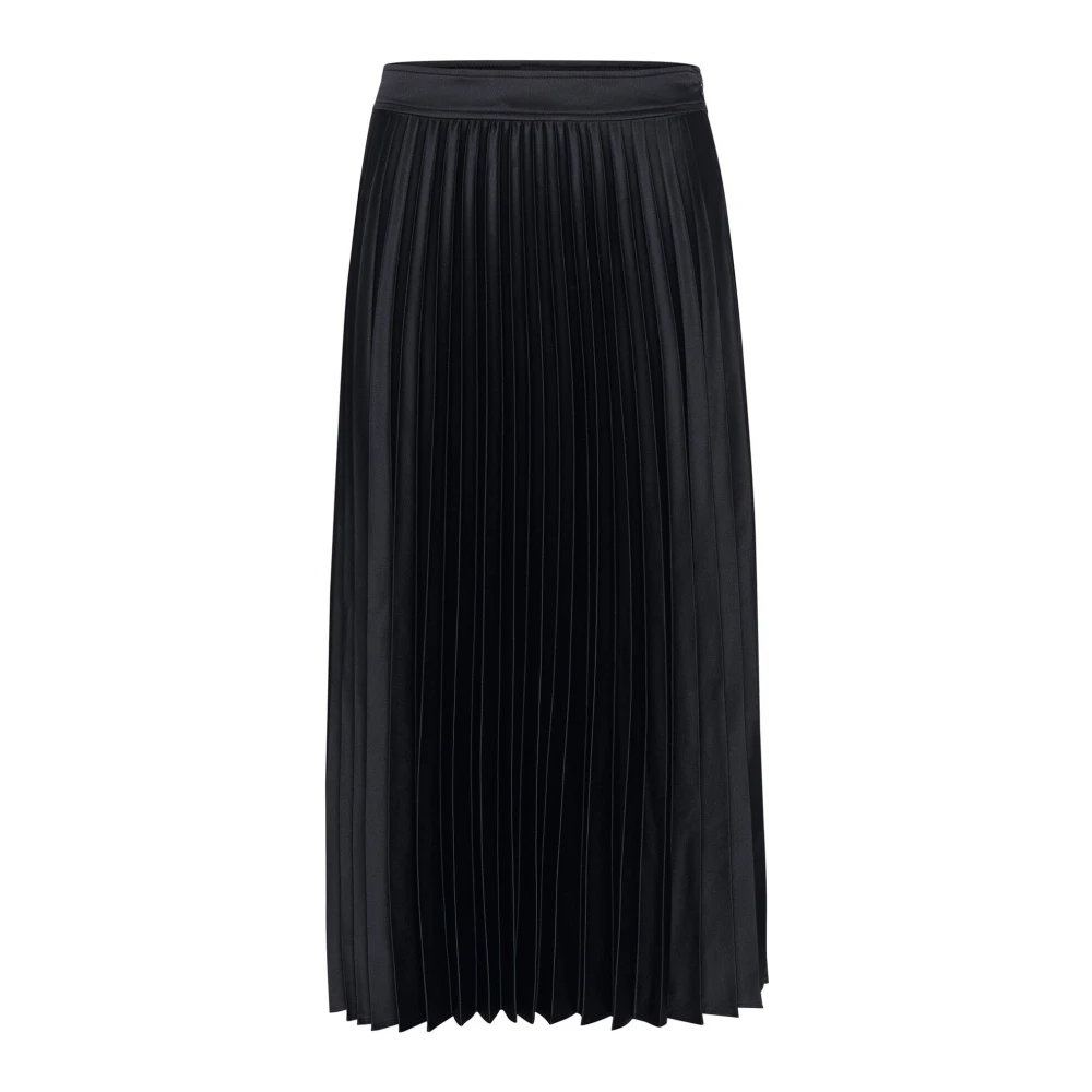 Part Two Women's Blue Dark Navy Pleated Skirt - Midi Skirts - Xl - Skirts