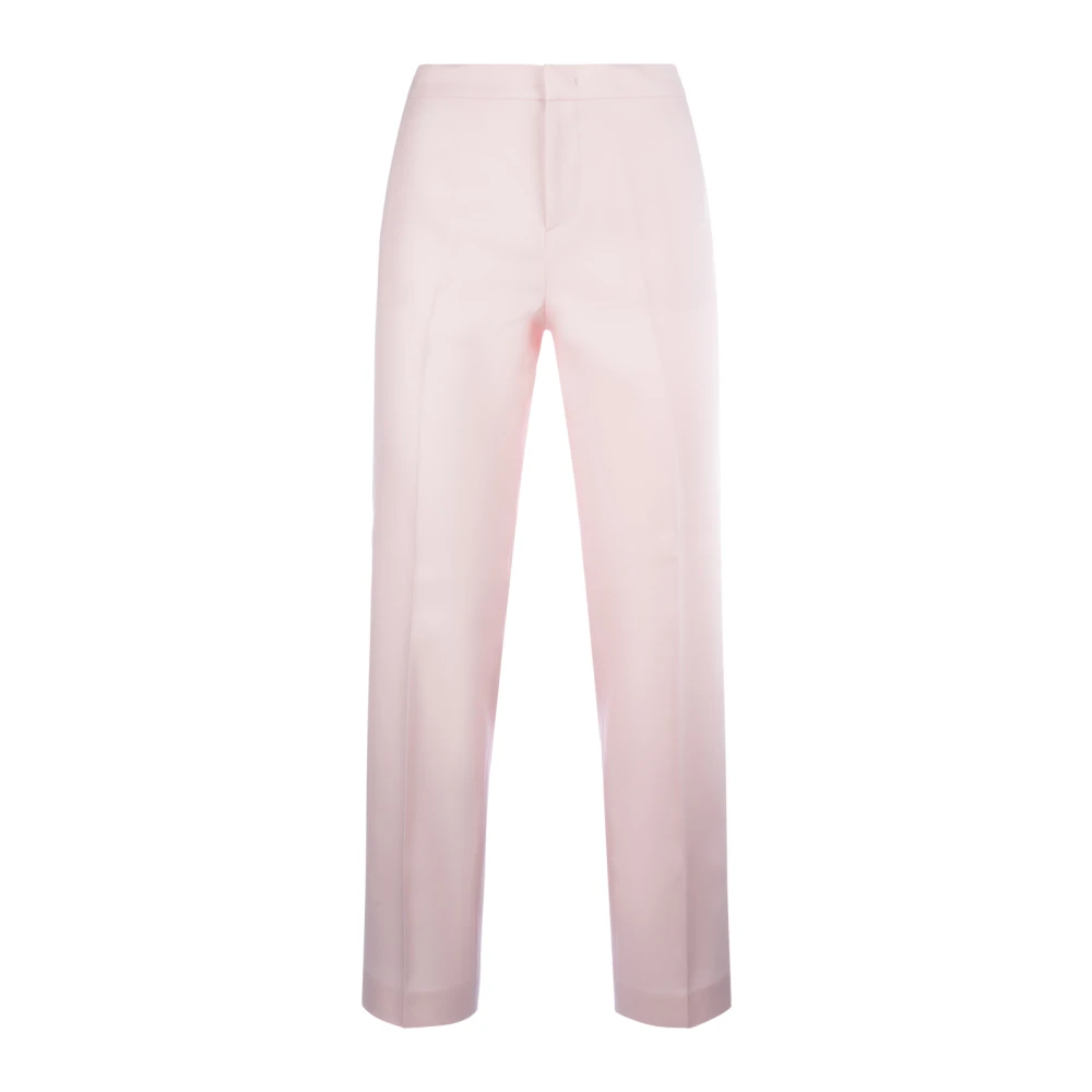 Fabiana Filippi Straight Trousers Pink Dames