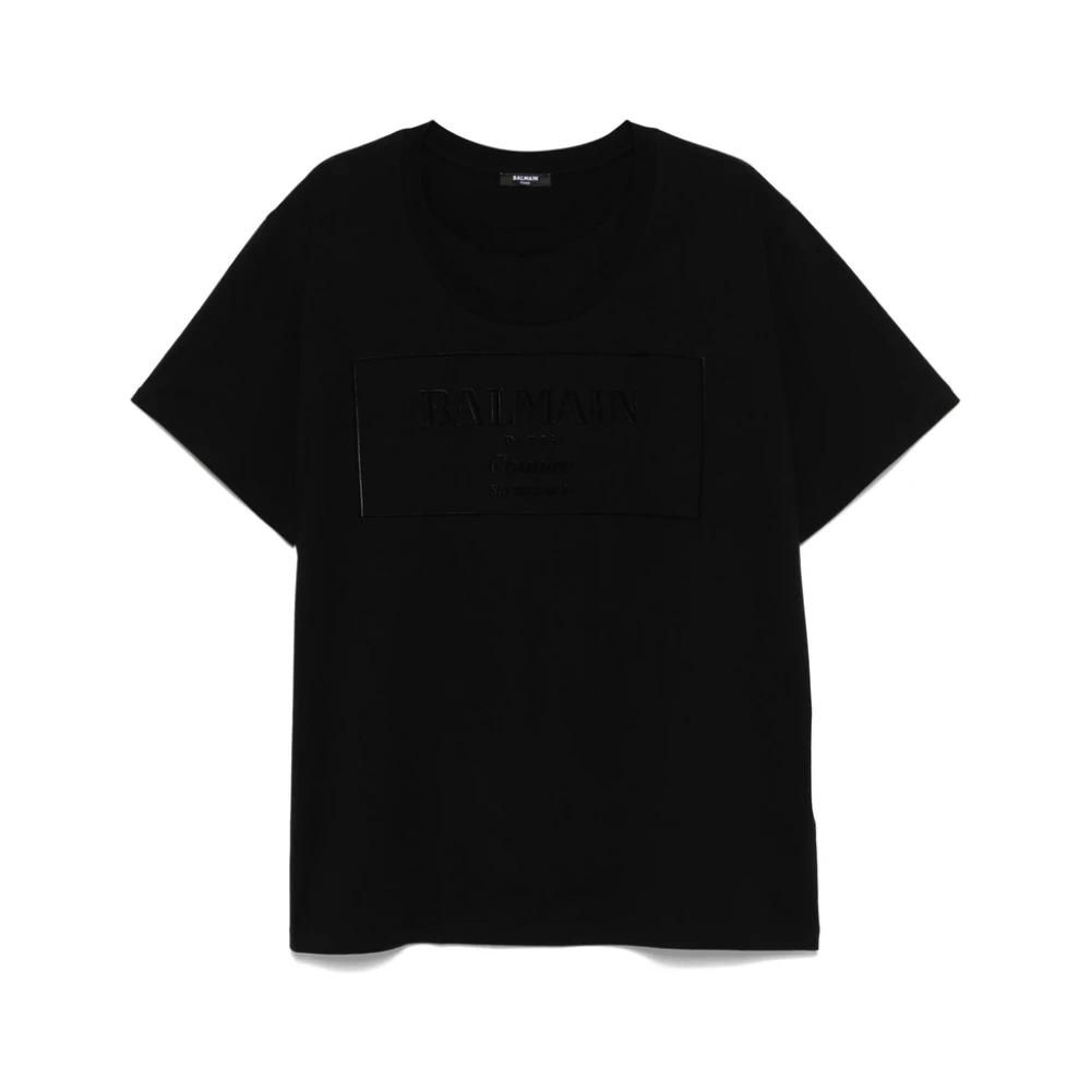 Balmain - Tops > T-Shirts - Black - Balmain - Modalova
