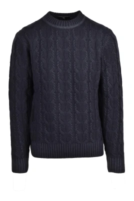 Maglione Intrecciato Girocollo