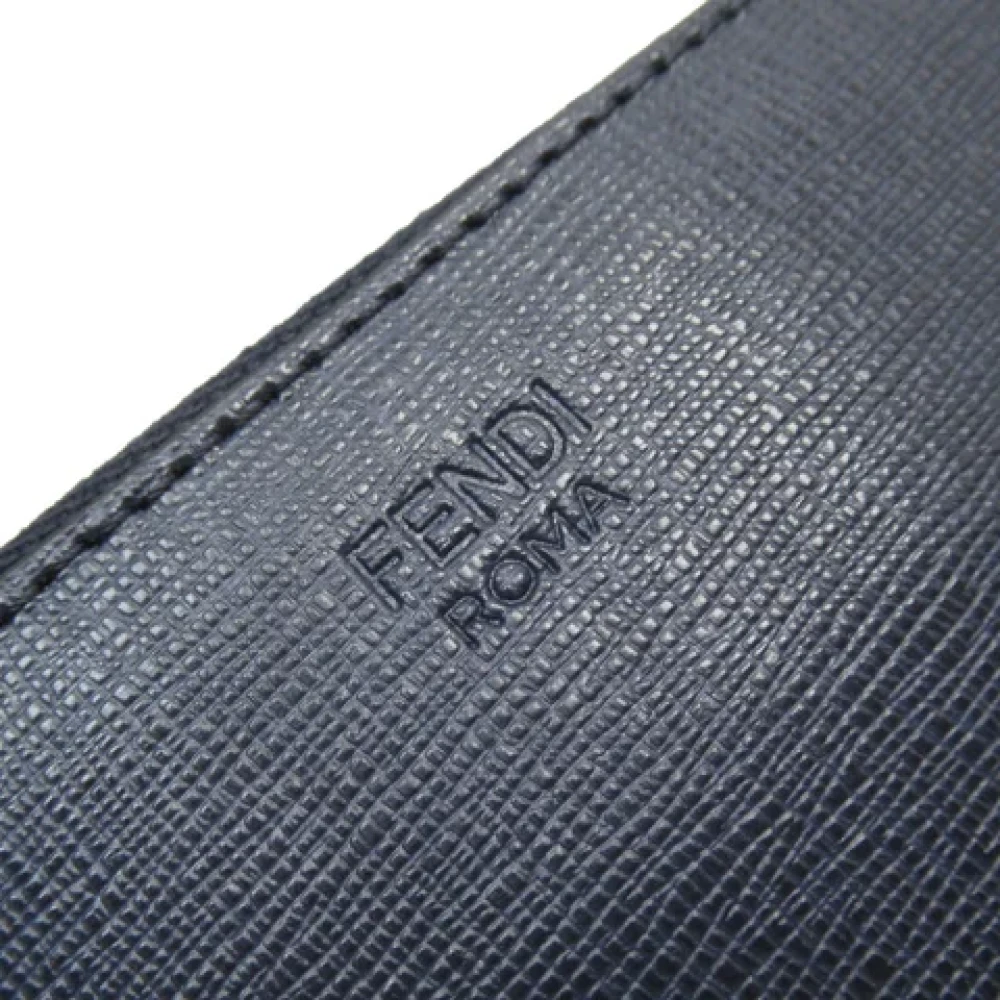 Fendi Vintage Pre-owned Leather fendi-bags Black Heren