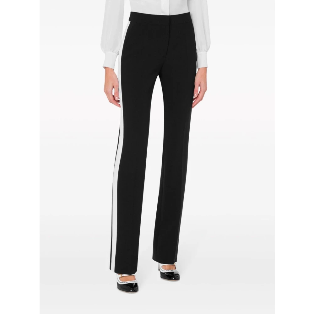 Moschino Zwarte Stijlvolle Broek Black Dames
