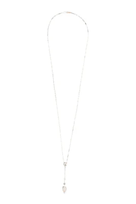 Y-motiv Kristallhänge Lager-halsband