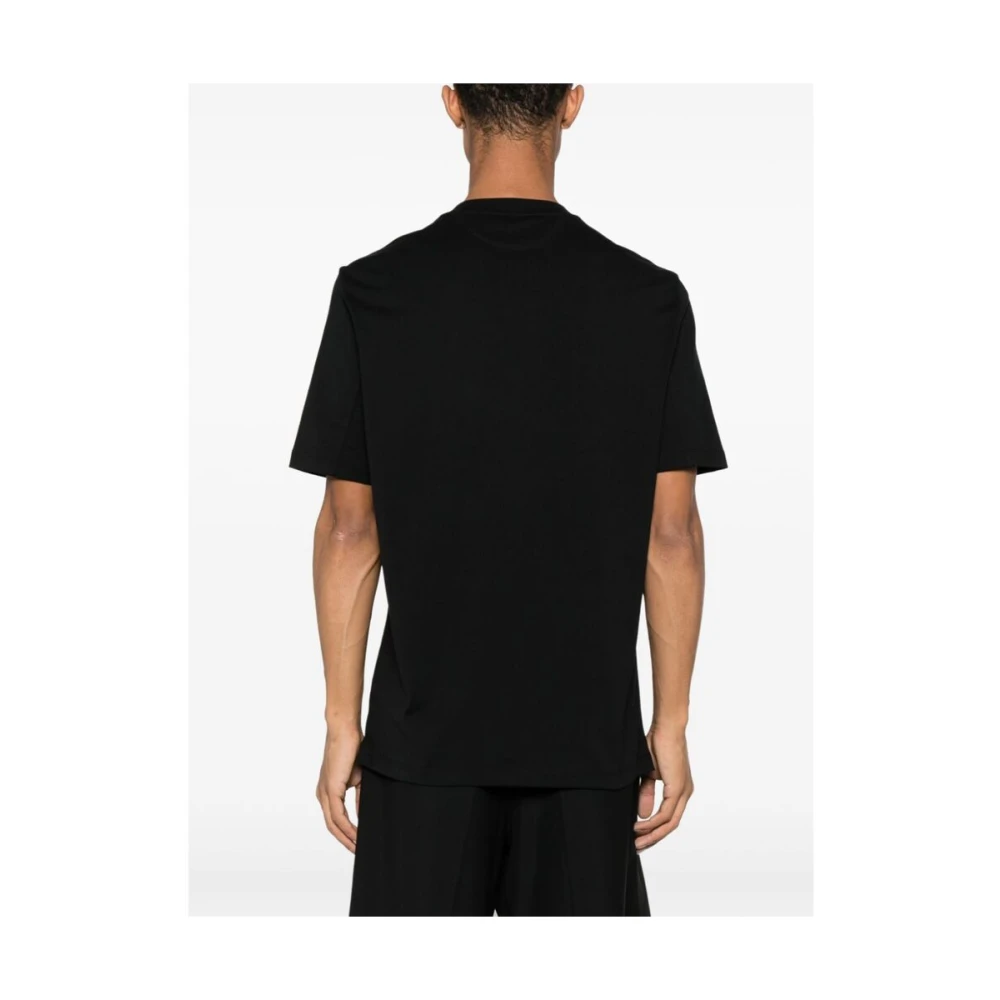 BRUNELLO CUCINELLI Zwart Katoenen Jersey T-Shirt Black Heren