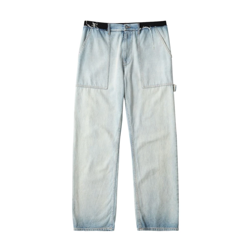 Mm6 Maison Margiela Straight Jeans - Female - Straight Fit Jeans - Blue - S - Jeans
