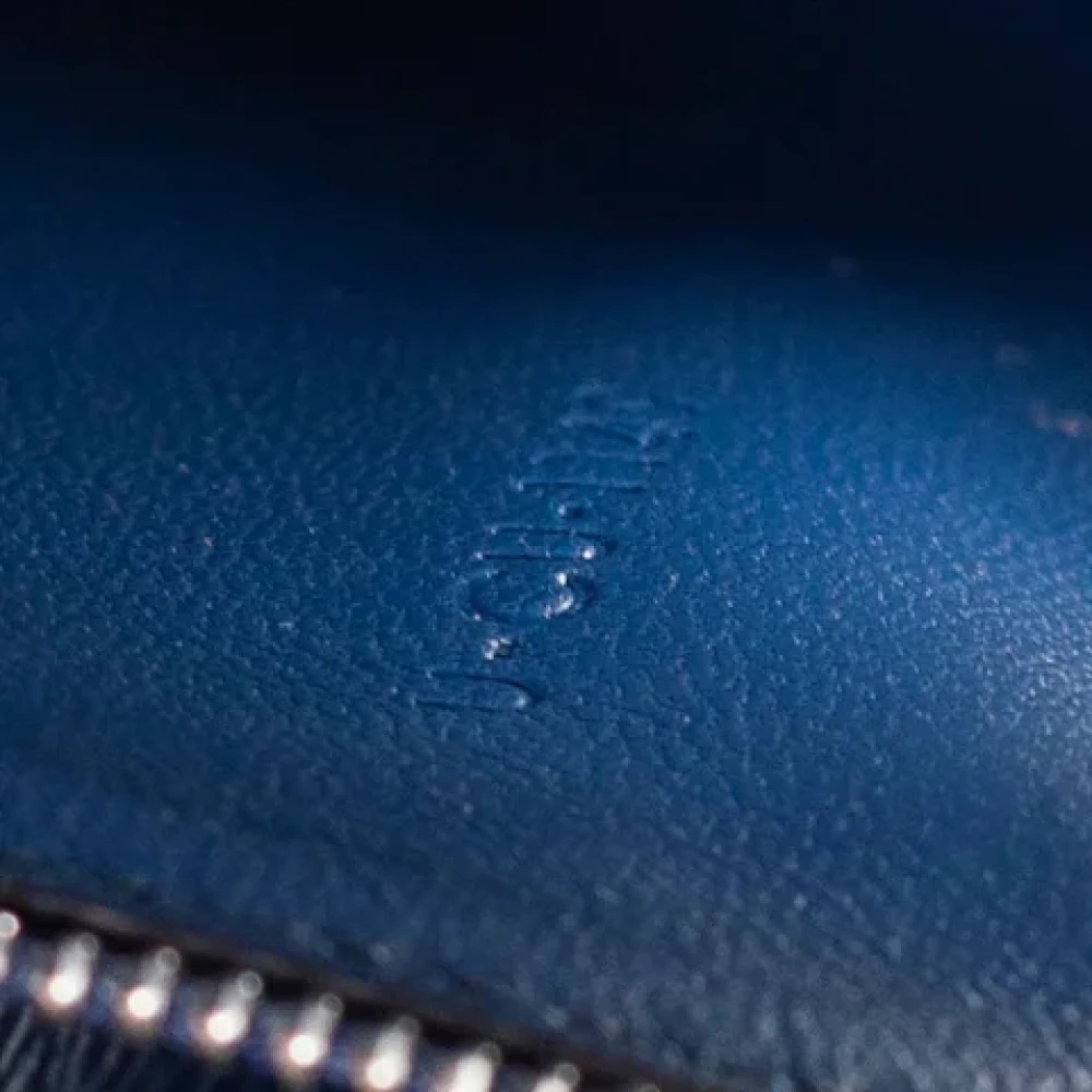 Celine Vintage Pre-owned Leather celine-bags Blue Dames